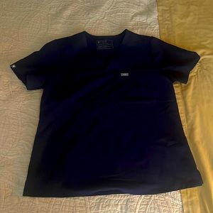 Navy Figs Scrub top